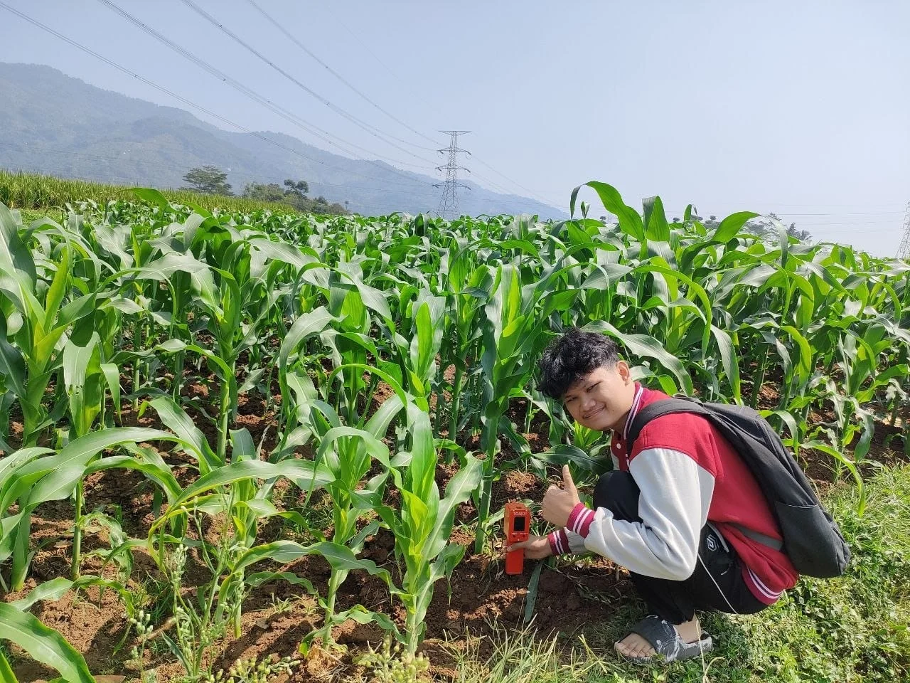 TOMOT being used in an agricultural field